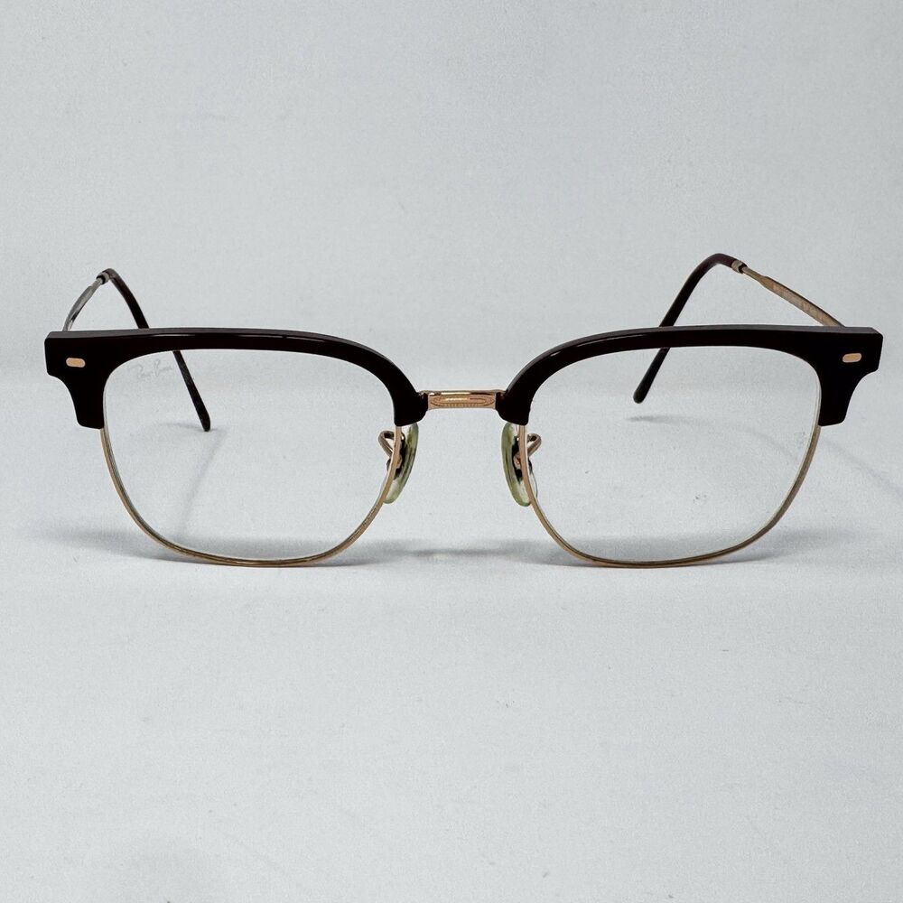 Ray-Ban RB7216 New Clubmaster 8209 Bordeaux Rose Gold Frames 49-20-145